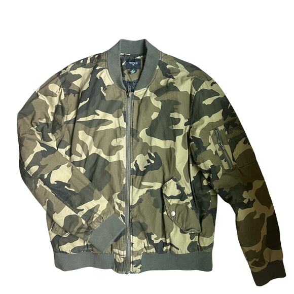 Forever 21 Varsity Bomber Jacket - Picture 1 of 3